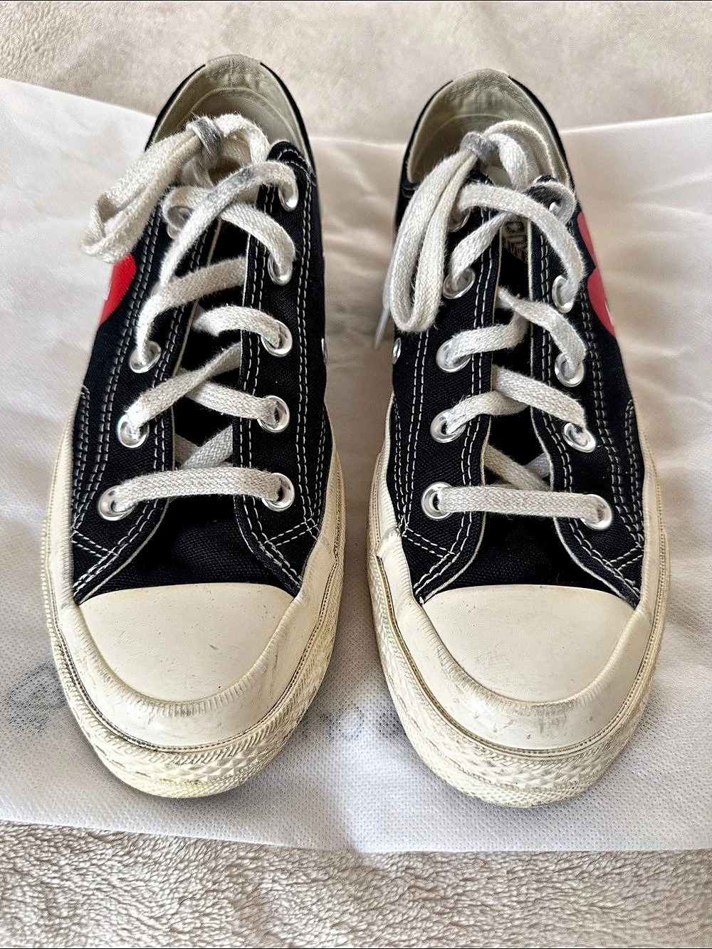 Converse Comme des Garçons PLAY Chuck Taylor All Star Black & White. UNISEX